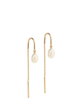 ENAMEL Copenhagen Eleanor drop earrings yellow gold - British product