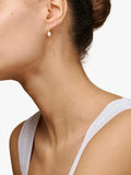 ENAMEL Copenhagen Eleanor drop earrings yellow gold - British product