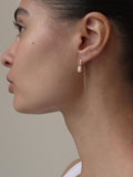 ENAMEL Copenhagen Eleanor drop earrings yellow gold - British product