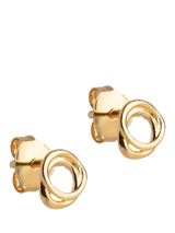 John Lewis ENAMEL Copenhagen Bellu Mini Stud Earrings Yellow Gold- Buy online at McGrocer