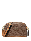 Michael Kors Jetset Logo crossbody bag brown/acorn (British brand)