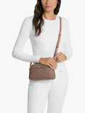 Michael Kors Jetset Logo crossbody bag brown/acorn (British brand)