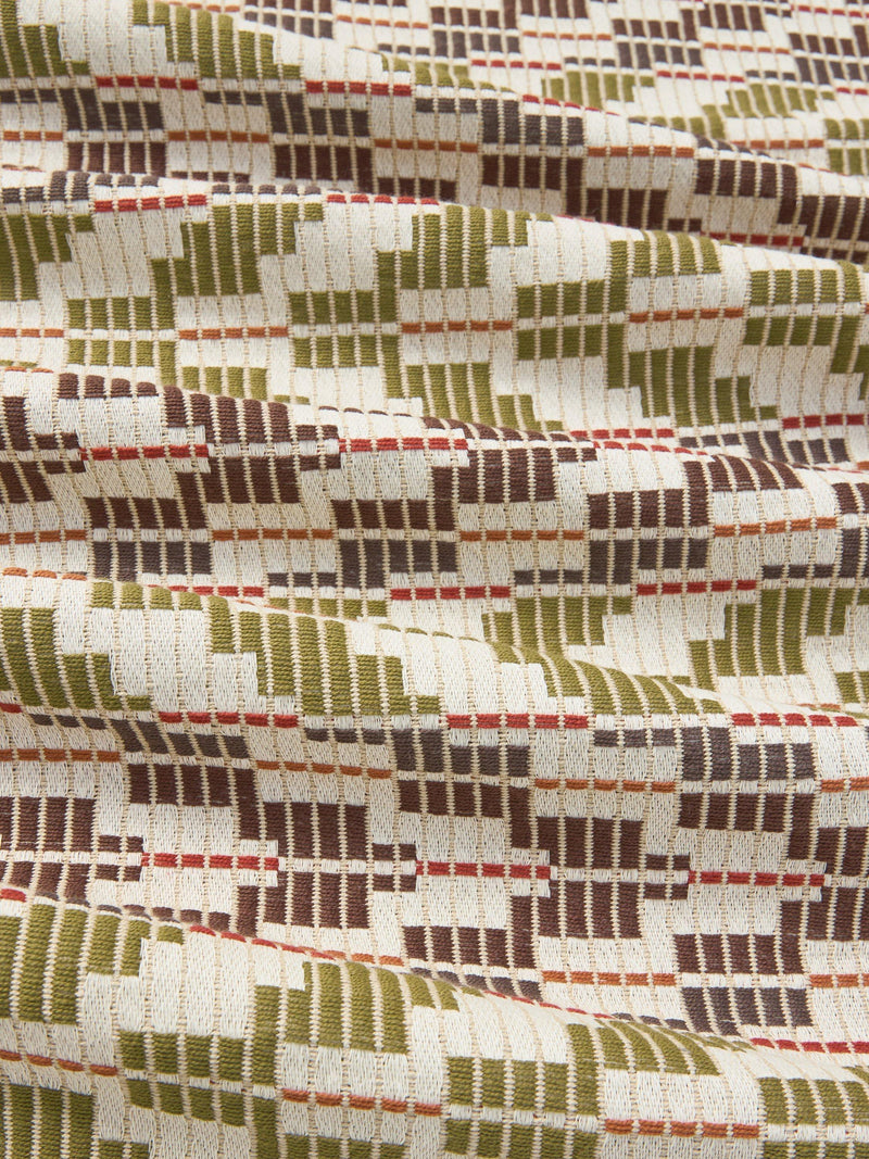 John Lewis Merida furnishing fabric bronze green - British product
