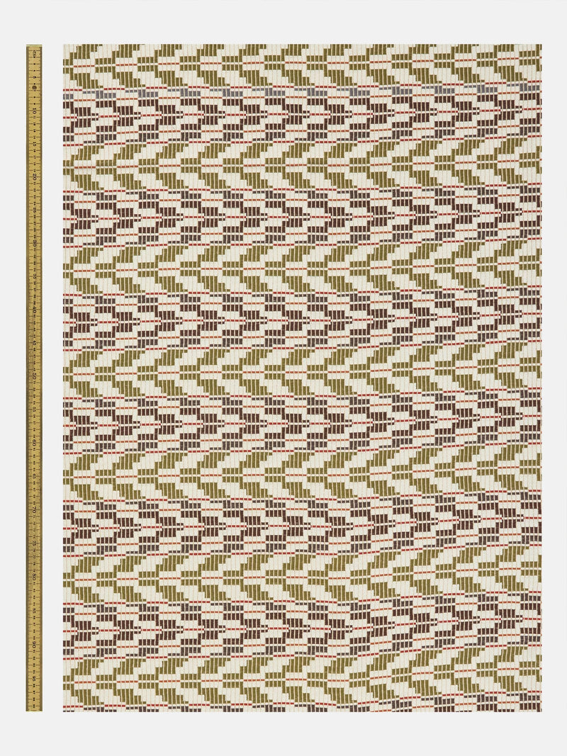 John Lewis Merida furnishing fabric bronze green - British product