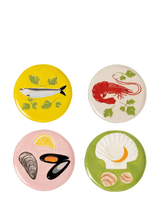 John Lewis &k Amsterdam De la Mer Side Plates, Set of 4, 16cm- Buy online at McGrocer