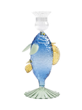 &k Amsterdam fish candle holder blue and green, UK version