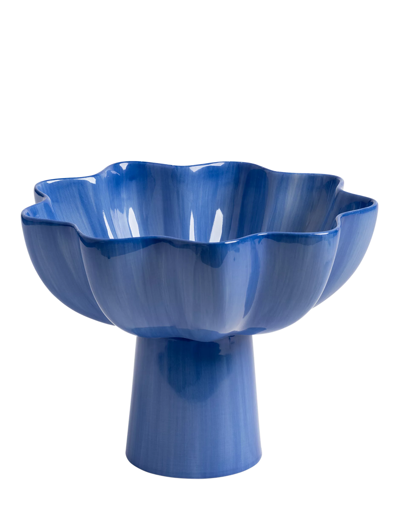 &k Amsterdam stoneware serving bowl blue - British product