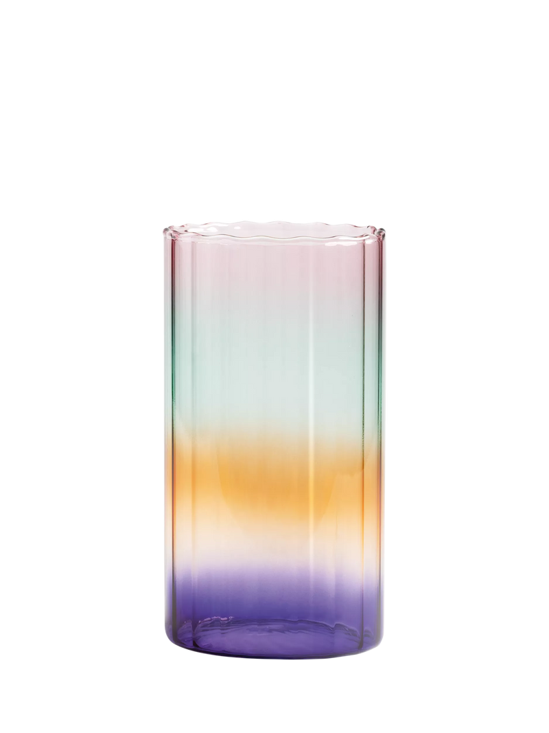 &k Amsterdam gradient glass vase, multi colour, UK version