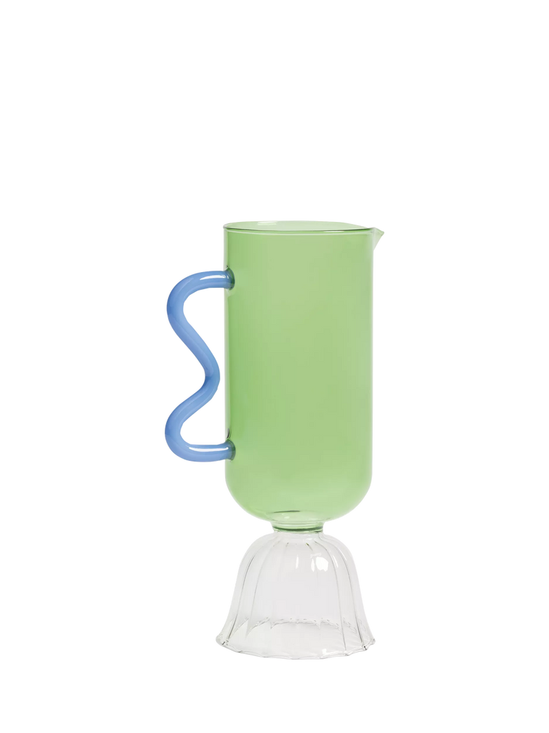 &k Amsterdam green glass carafe 0.7 litre, UK version