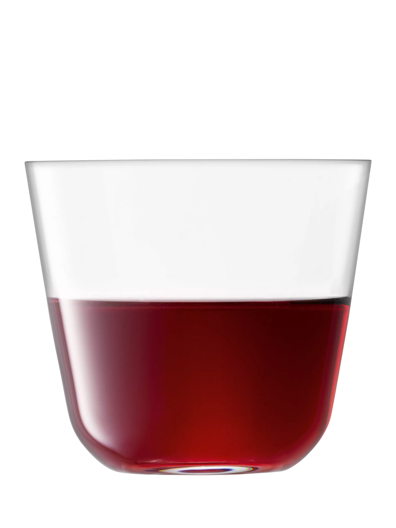 LSA International Arc glass tumbler set of 4 260ml, UK version
