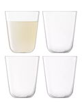 LSA International Arc glass tumblers pack of 4 380ml, imported from the UK