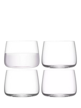 John Lewis LSA International Metropolitan Stemless Glass Tumbler, Set of 4, 380ml- Buy online at McGrocer