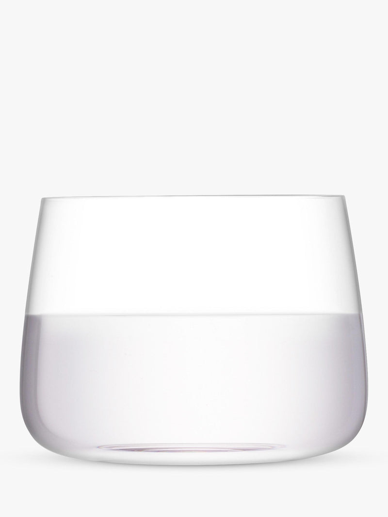 LSA International stemless glass tumblers set of 4 380ml (British brand)