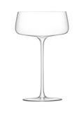 LSA International Metropolitan champagne saucers set of 4 300ml - British product