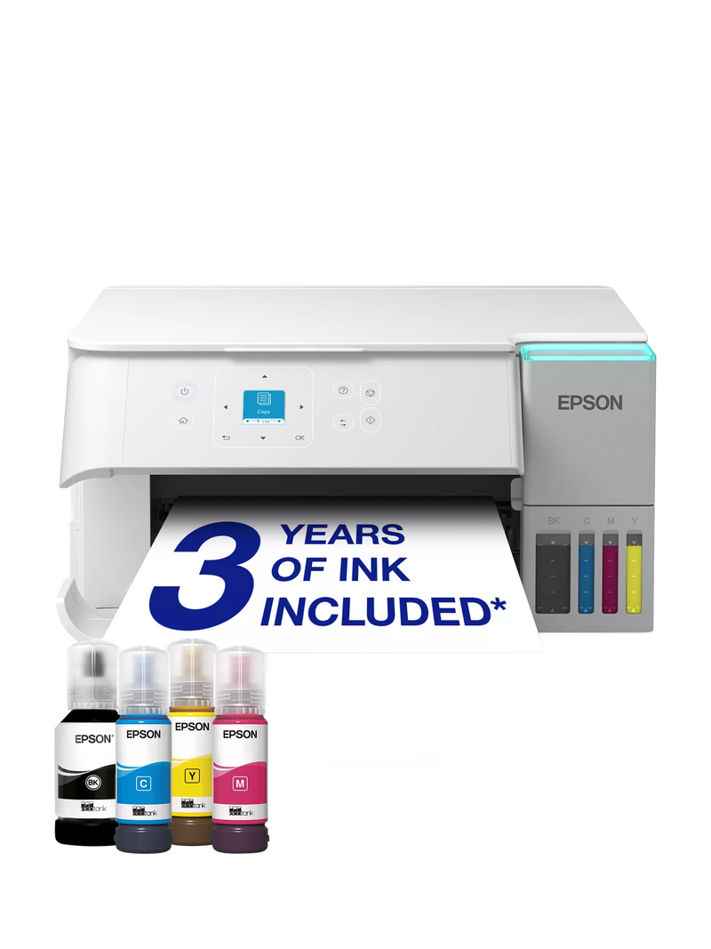 Epson EcoTank ET-2956 three-in-one printer white, imported from the UK