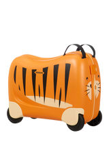 John Lewis American Tourister Kids' Funrider Tiger 4-Wheel Hard-Sided Travel Case 25L, Orange- Buy online at McGrocer
