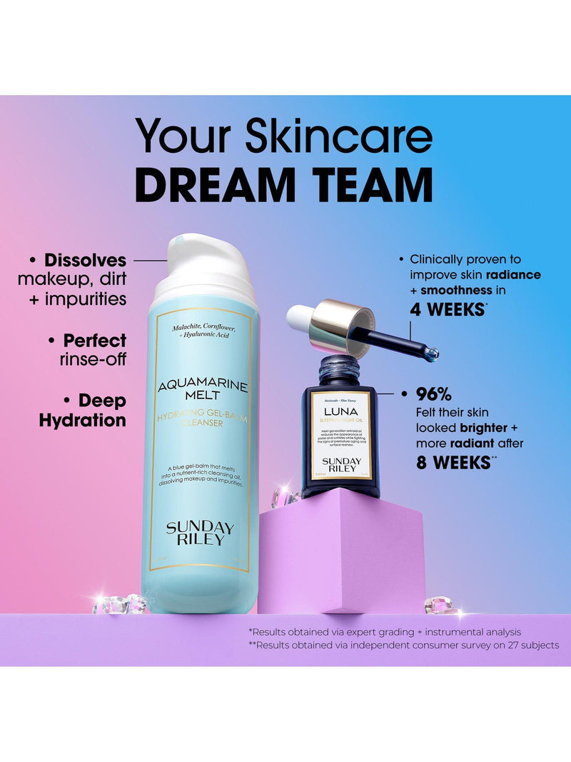 Sunday Riley Sleep Easy Skincare Gift Set, imported from the UK