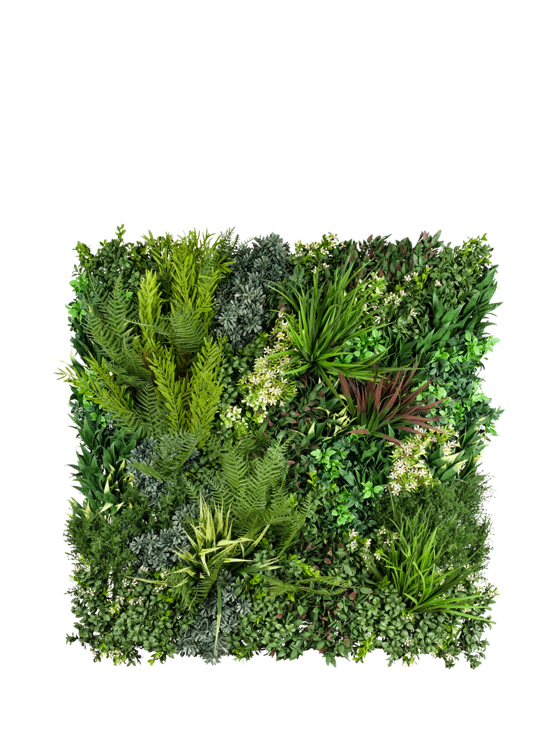 Vistafolia Signature Square artificial wall panel 80cm green - British product