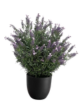 Vistafolia Outdoor Artificial French Lavender Bush, Purple