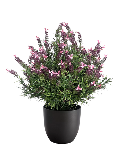 John Lewis Vistafolia Outdoor Artificial French Lavender Bush- Buy online at McGrocer