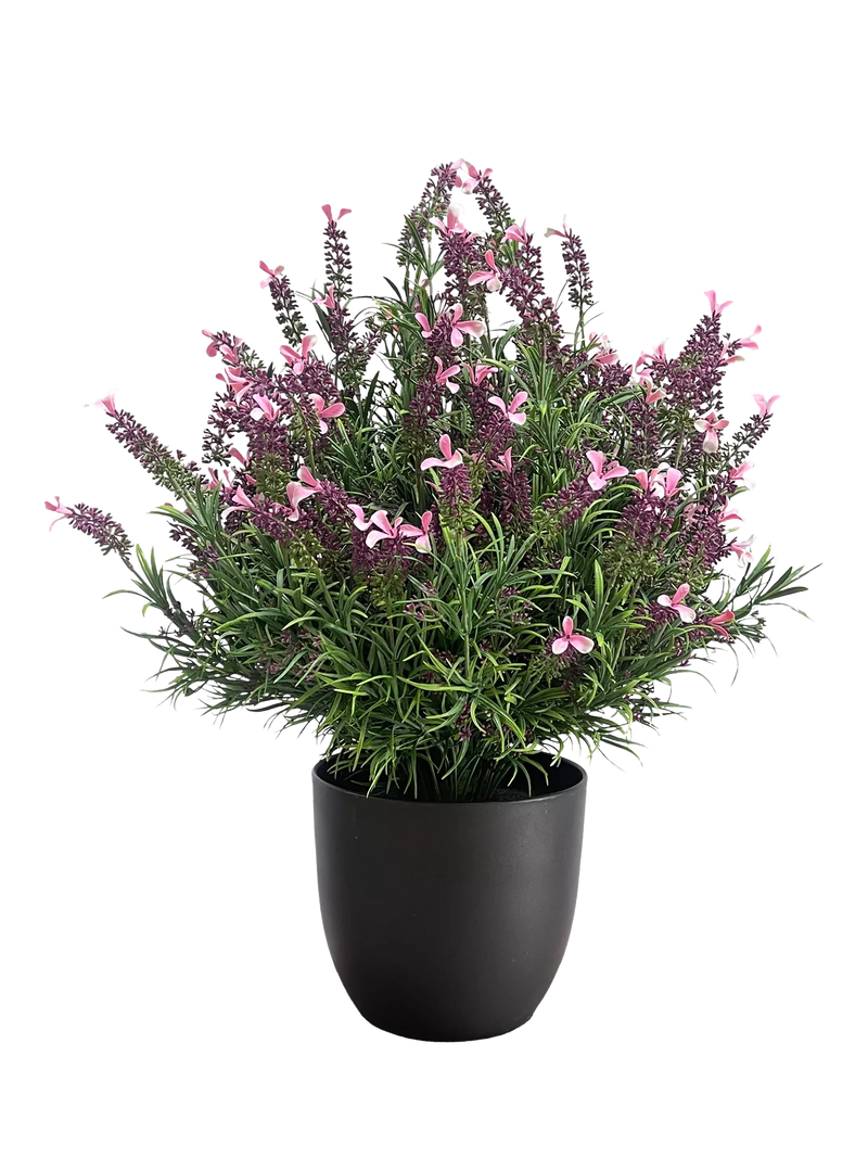 Vistafolia Outdoor Artificial Lavender Bush H75cm, UK version