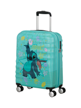 John Lewis American Tourister Disney Stitch Flower Spinner 55cm Cabin Suitcase- Buy online at McGrocer