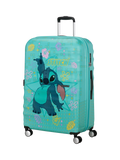 American Tourister Disney Stitch Flower suitcase 77cm large, imported from the UK