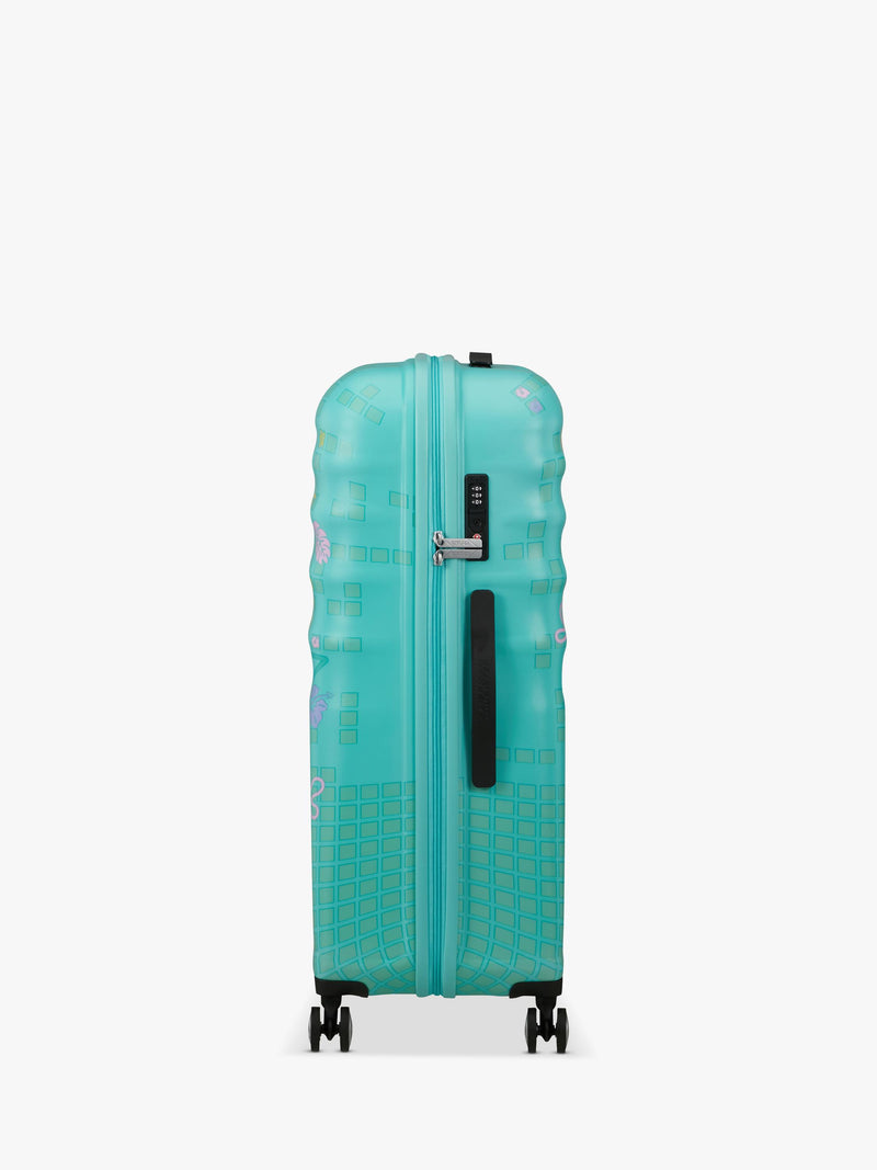 American Tourister Disney Stitch Flower suitcase 77cm large, imported from the UK
