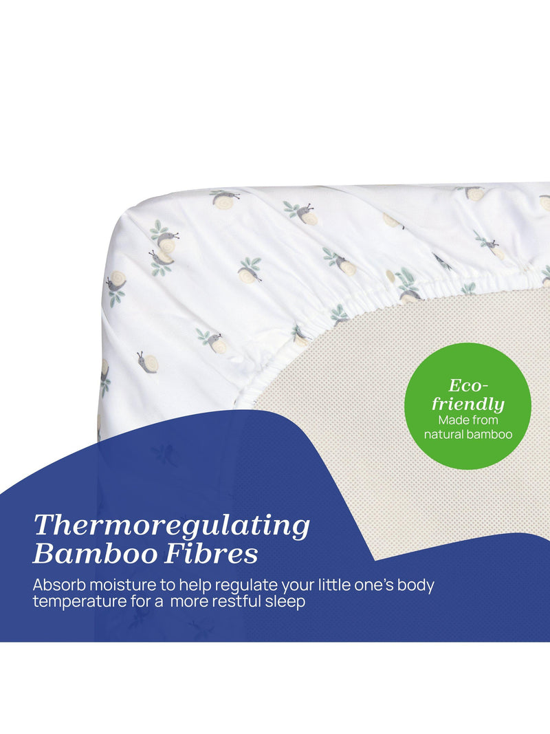 Chicco crib sheets pack of 2 Greenery - British product