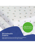 Chicco crib sheets pack of 2 Greenery - British product