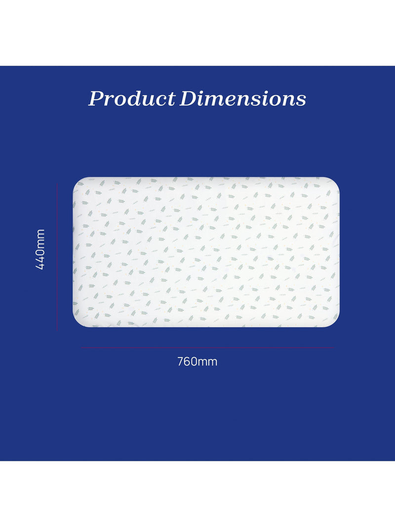Chicco crib sheets pack of 2 Greenery - British product