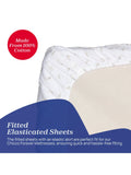 Chicco Next2Me Forever cot sheets pack of two cloud (British brand)