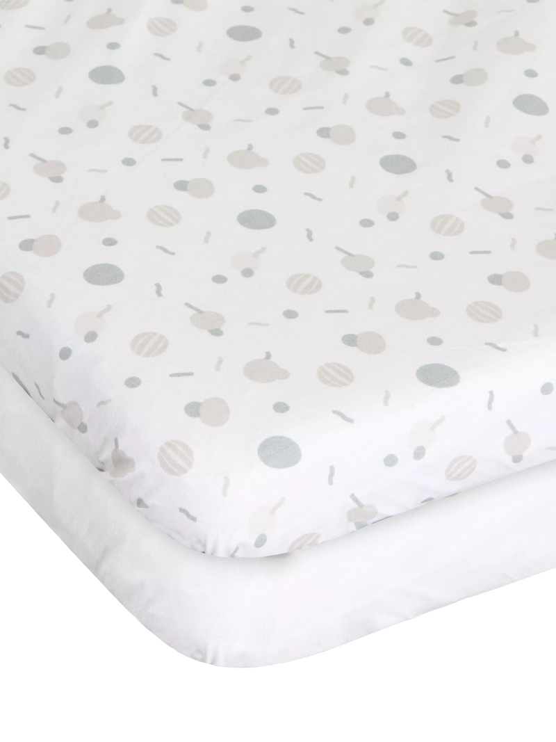 Chicco cot sheets confetti print 60x120cm - British product