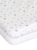 Chicco Next2Me fitted sheets Confetti pack 2 - British product