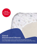 Chicco Next2Me fitted sheets Confetti pack 2 - British product