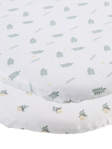 John Lewis Chicco Baby Hug Crib Bamboo Crib Sheets Pack of 2 Greenery- Buy online at McGrocer
