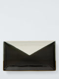 John Lewis stoneware platter green 23cm, imported from the UK