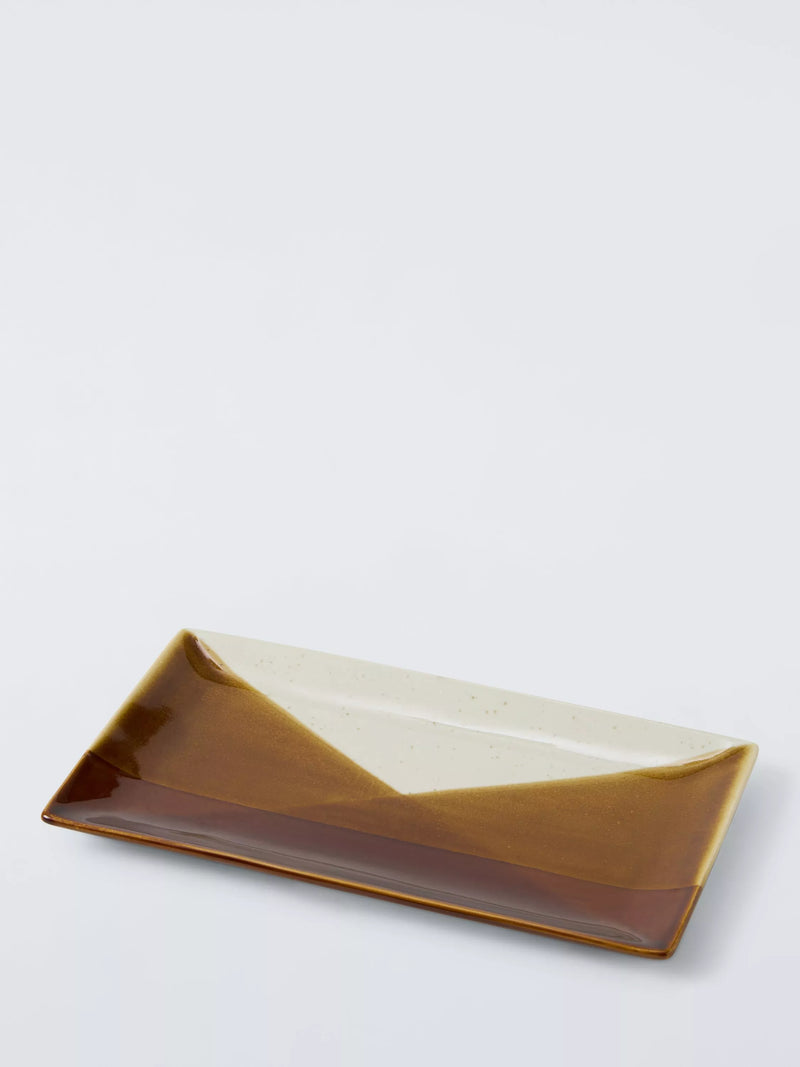 John Lewis stoneware platter Honey 23cm - British product