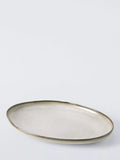 John Lewis Iver stoneware platter 33cm Moonlight (British brand)