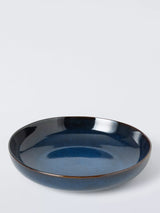 John Lewis John Lewis Iver Reactive Glaze Stoneware Serve Bowl, 28cm, Blue- Buy online at McGrocer