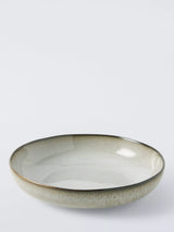 John Lewis John Lewis Iver Reactive Glaze Stoneware Serve Bowl, Moonlight, 28cm- Buy online at McGrocer