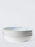 John Lewis Cove stoneware pasta bowls set of 4 blue 23cm, UK version
