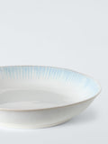 John Lewis Cove stoneware pasta bowls set of 4 blue 23cm, UK version
