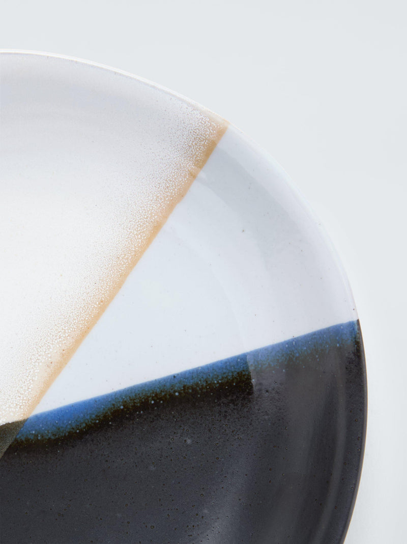 John Lewis black reactive glaze pasta bowl 23cm, UK version