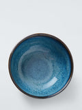 John Lewis Iver stoneware dip bowl set 10cm blue, UK version