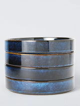 John Lewis John Lewis Romy Reactive Glaze Stoneware Pasta Bowl Set of 4 22.8cm Blue- Buy online at McGrocer