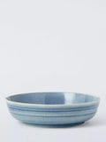 John Lewis Skye reactive glaze stoneware pasta bowl 22cm light blue, UK version