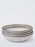 John Lewis stoneware pasta bowls set of 4 in off white, UK version