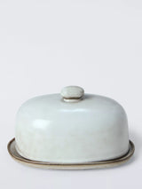 John Lewis John Lewis Iver Reactive Glaze Stoneware Butter Dish, Moonlight- Buy online at McGrocer
