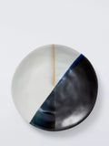John Lewis reactive glaze stoneware dinner plate 27cm, imported from the UK